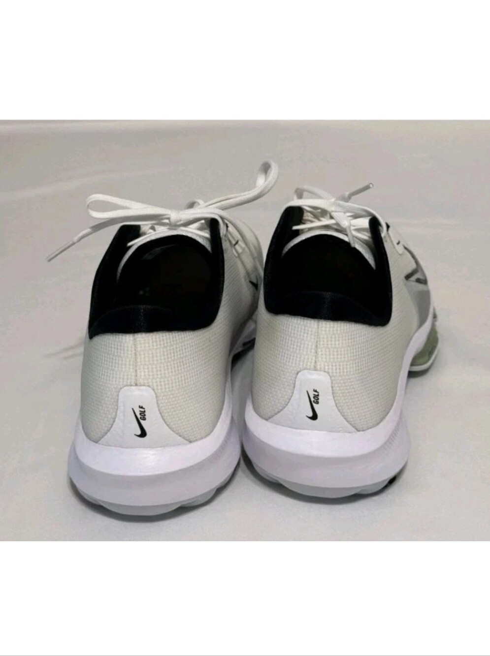 Size 8.5 Wide Nike Air Zoom Infinity Tour 2 Golf Shoes White Black FD0218-100 - Picture 3 of 4